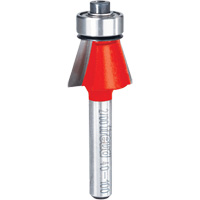 Router Bit - Chamfer Bit, 23/32" Dia., 1/4" Shank Cam Industrial