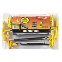 Ball Driver&reg; Hex Keys Set, 10 Pcs., Imperial Cam Industrial