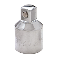 Adaptor Socket, 1/2" Drive, 3/8" Socket, 1.625" L Cam Industrial