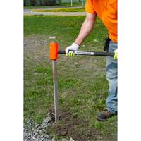 Indestructible Sledge Hammer, 6 lbs., 24", Fibreglass Handle Cam Industrial