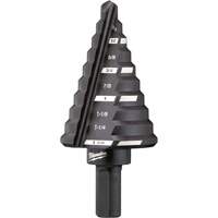 #5 Step Drill Bit, 1/4" - 1-3/8" , 1/8" Increments, High Speed Steel Cam Industrial