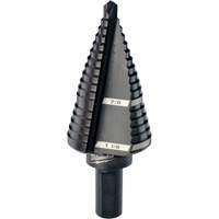 #9 Step Drill Bit, 7/8" - 1-1/8" , High Speed Steel Cam Industrial