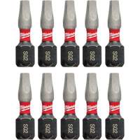 Shockwave Impact Insert Bits, Square, #2, 1/4" Drive Cam Industrial