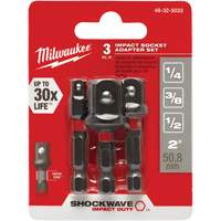 Shockwave Impact Driver Socket Adapter Set, 1/4" Drive Size, Ball, 1-7/8" L Cam Industrial