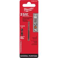 Thunderbolt&reg; Jobber Drill Bit, High Speed Steel, 1/16", 1-7/8" L, 7/8" Flute, 135° Point Angle Cam Industrial