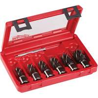 Annular Cutter Drill Bit Set, 6 Pieces, High Speed Steel Cam Industrial