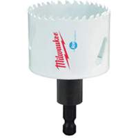 Scie-cloche Hole Dozer avec arbre, 2-1/8", Profondeur de la coupe 1-5/8", Bim&eacute;tal Cam Industrial