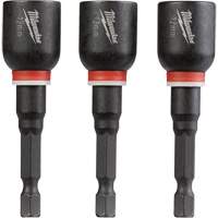 Shockwave Impact Duty Nut Driver, 1/4" Tip, 12 mm Drive, 2-9/16" L, Magnetic Cam Industrial