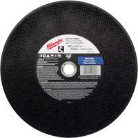 General Purpose Cut-Off Wheels, 14" x 3/32", 1" Arbor, Type 1, Aluminum Oxide, 4365 RPM Cam Industrial