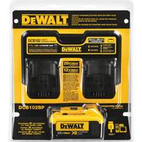 Max Jobsite Charging Station & 4.0 Ah Battery Pack, 12 V/20 V, Lithium-Ion Cam Industrial