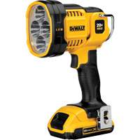 Max Cordless Jobsite Spotlight, LED, 1000 Lumens, Rechargeable Batteries Cam Industrial