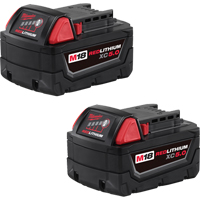 Ensemble de blocs-piles M18 Redlithium, Lithium-ion, 18 V, 5,0 A Cam Industrial