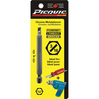 Embout, Fente, Embout 3/16", Prise 1/4", Longueur 3" Cam Industrial
