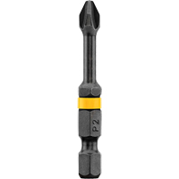 Embout Impact Ready no 2 Phillips 2' de Dewalt, Phillips, Embout #2, Prise 1/4", Longueur 2" Cam Industrial