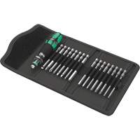 Jeu de tournevis Multi 60 Kraftform Kompakt et m&egrave;ches 17 mcx, 6-3/32" lo, Prise Plastique Cam Industrial