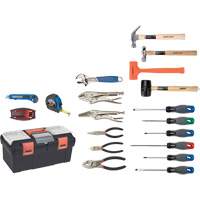 Essential Tool Set with Plastic Tool Box, 28 Pieces TYP013 | Cam Industrial