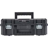 TSTAK&reg; II Tool Box with Flat Top, 17-1/4" x 13" x 6-3/8", Black Cam Industrial