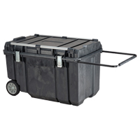 TOUGH CHEST Mobile Storage, 38-29/32" x 23-3/32" x 24-5/16", Black Cam Industrial
