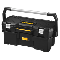 Tote with Power Tool Case, 12-13/16" W x 24 D x 11-3/16" H, Black Cam Industrial