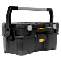 Tote with Power Tool Case, 12-13/16" W x 24 D x 11-3/16" H, Black Cam Industrial