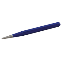 Center Punch, 3/32" Dia., 1/4" Stock Size, 4" L Cam Industrial