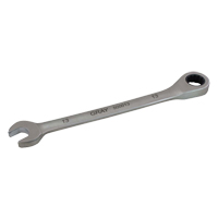 Combination Fixed Head Ratcheting Wrench, 12 Point, 8 mm, Stainless Steel Finish Cam Industrial
