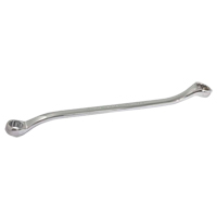 Box Wrench, 12 Point, 1/2" x 9/16", 15° Offset, Chrome Finish Cam Industrial