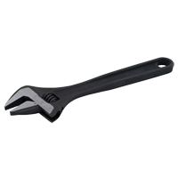 Adjustable Wrench, 4-1/2" L, .55" Max Width, Black Oxide Cam Industrial