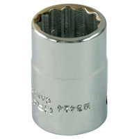 Douille, 24 mm, Prise 3/4", 12 pans Cam Industrial
