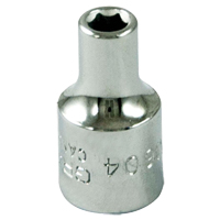 Douille, 4 mm, Prise 1/4", 6 pans Cam Industrial