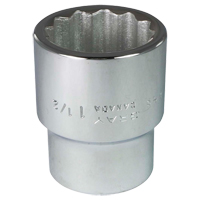Douille, 1-1/2", Prise 1", 12 pans Cam Industrial
