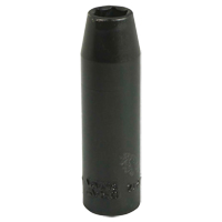 Socket, Impact, 3/8", 3/8" Drive, 6 Points, Deep Cam Industrial