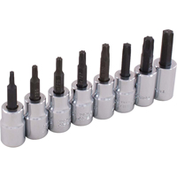 Jeu de douilles, Torx, Prise 3/8", 8 mrcx Cam Industrial