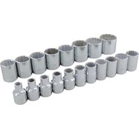 Jeu de douilles, 19 Mcx, Prise de 3/8" Cam Industrial