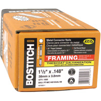 Clous en angle &agrave; 35° Strapshot pour connecteur de charpente Cam Industrial