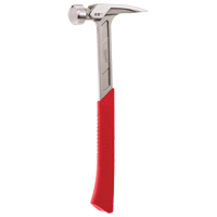 Smooth Face Framing Hammer, 22 oz., Solid Steel Handle, 15" L Cam Industrial