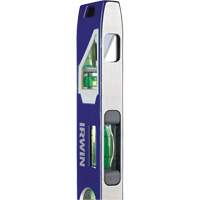 250 Series Heavy-Duty Torpedo Level, 9" L, Aluminum, 4 Vials, Magnetic Cam Industrial
