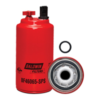 BF46065-SPS Filtre &agrave; carburant s&eacute;parateur d'eau &agrave; visser avec drain, orifice pour capteur et capteur r&eacute;utilisable Cam Industrial
