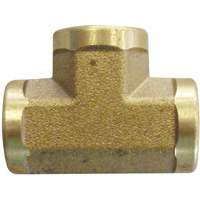 Female Pipe Tees, Brass, 3/8" Cam Industrial