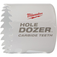 Scie &agrave; bouteur Hole Dozer avec dents au carbure, 2", Profondeur de la coupe 1-63/100", Carbure Cam Industrial
