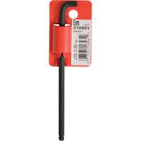 Long-Arm Hex Key Wrench, Ball End, 5 mm x 119 mm L, L Shape Cam Industrial