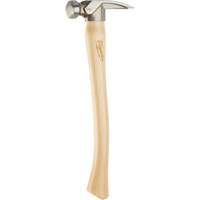 Smooth Face Framing Hammer, 19 oz., Wood Handle, 16" L Cam Industrial