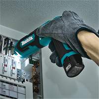 Impact Driver Kit, 1/4", 220 in-lbs Max. Torque, 7.2 V, Lithium-Ion Cam Industrial