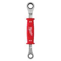 Lineman's 2-in-1 Insulated Ratcheting Box Wrench Cam Industrial