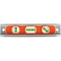 Torpedo Level, 9" L, Aluminum, 3 Vials, Magnetic Cam Industrial