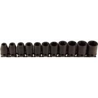 Jeu de douilles, 11 Mcx, Chocs, Prise de 3/8" Cam Industrial