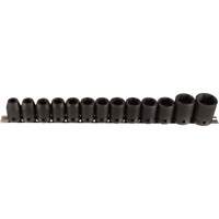 Jeu de douilles, 13 Mcx, Chocs, Prise de 1/2" Cam Industrial