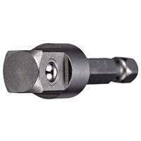Adaptateur et rallonge, 1/4" Prise, Dimension m&acirc;le 3/8", Clavette, 2" lo Cam Industrial