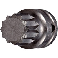 Embout &agrave; ins&eacute;rer, Triple carr&eacute;, 5 x 3/4" lo, Prise 1/4" Cam Industrial