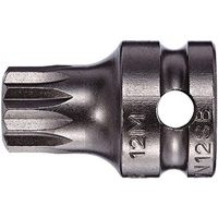 Embout &agrave; ins&eacute;rer, Triple carr&eacute;, 5 x 1" lo, Prise 3/8" Cam Industrial